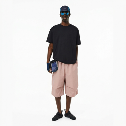 Drop Knee Shorts - Sandstone Pink