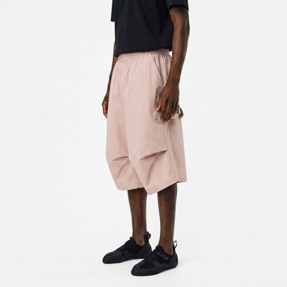 Drop Knee Shorts - Sandstone Pink