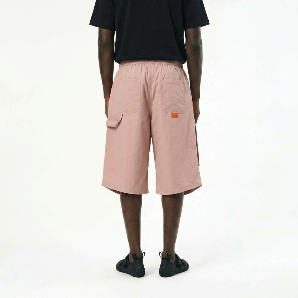 Drop Knee Shorts - Sandstone Pink