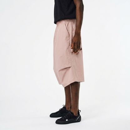 Drop Knee Shorts - Sandstone Pink
