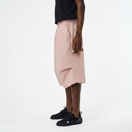 Drop Knee Shorts - Sandstone Pink