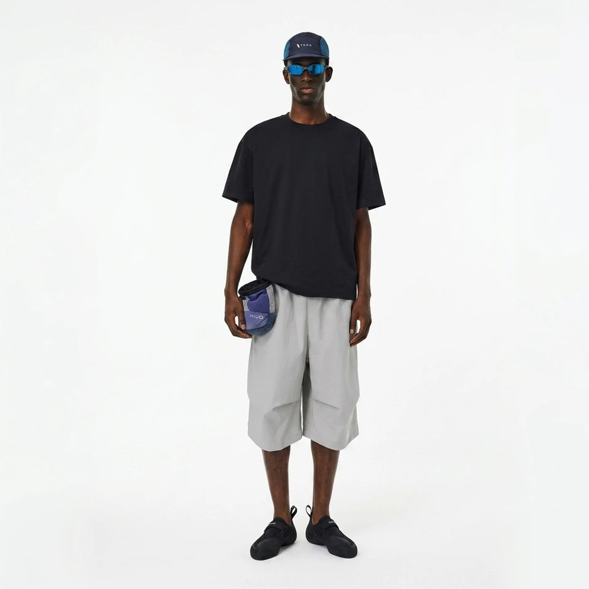 Drop Knee Shorts - Fog Grey