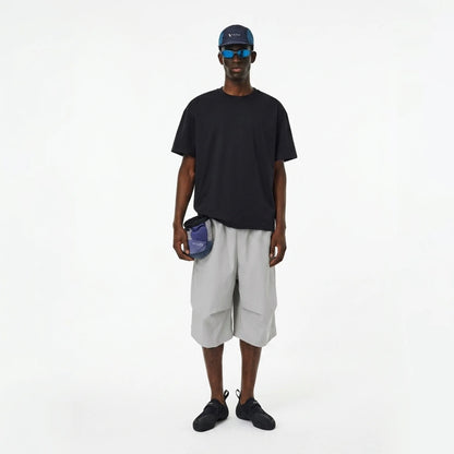 Drop Knee Shorts - Fog Grey