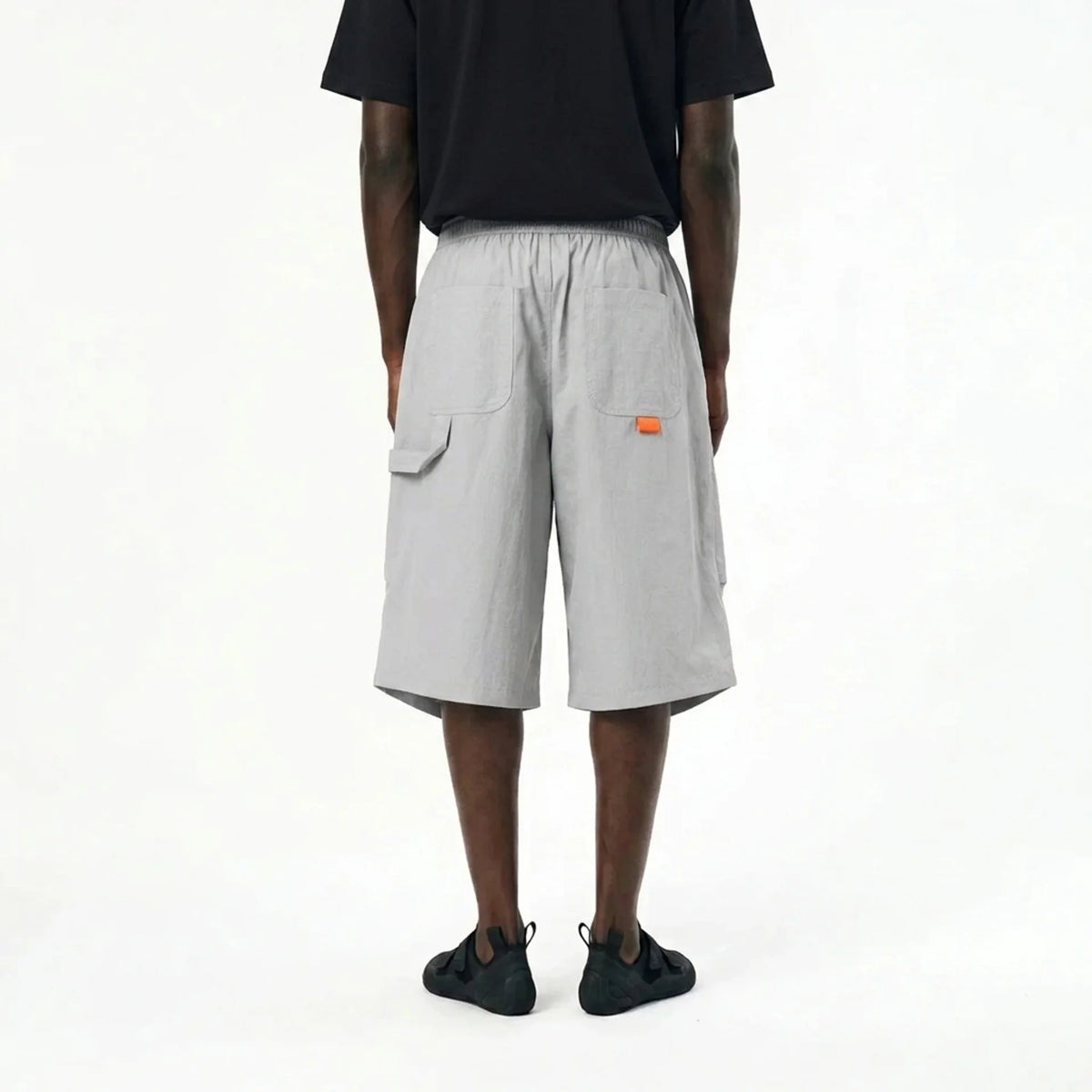 Drop Knee Shorts - Fog Grey